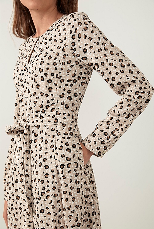trenery leopard dress