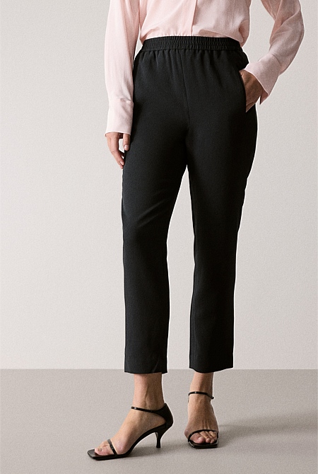 Women's Tapered Pants - Shop Tapered Trousers - Trenery